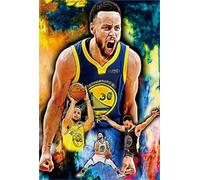 1000 Pièces, Adult Soulagement du Stress Puzzle Jouet Éducatifs,Basketball Player Stephen.C,Graffiti Painting Jigsaw,Jeux De Mémoire for The Elderly CYQFEZ MS112HD