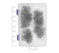 1000 Pièces Agrafes de Soudage Plastique en Fer | Renfort des Fissures, Usage Polyvalent, pour Coques et Pièces Plastiques, Argenté, Atelier Mécanique