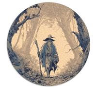 1000 Pièces Ancien Sorcier Papier Puzzle Jeu De Puzzle Activités Familiales Stimulantes Le Monde Sorcier Casse-tête Qualité Premium pour Adultes Et Enfants 1000pcs (67.5x67.5cm)