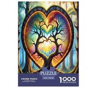 1000 Pièces Arbre de Vie Papier Puzzle Jeu De Puzzle Pièces Parfaitement Assorties Plantes sacrées Casse-tête Qualité Premium pour Adultes Et Enfants 70x50cm/1000pcs