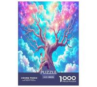 1000 Pièces Arbre de Vie Puzzles Jeu De Puzzle Activités Familiales Stimulantes Plantes sacrées Casse-tête Qualité Premium pour Adultes Et Enfants 38x26cm/1000pcs