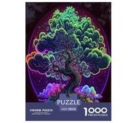 1000 Pièces Arbre de Vie Puzzles Jeu De Puzzle Activités Familiales Stimulantes Plantes sacrées Casse-tête Qualité Premium pour Adultes Et Enfants 38x26cm/1000pcs