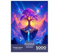 1000 Pièces Arbre de Vie Puzzles Jeu De Puzzle Activités Familiales Stimulantes Qualité Premium Plantes sacrées Puzzle De Qualité Supérieure pour Adultes 70x50cm/1000pcs