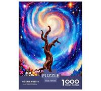 1000 Pièces Arbre de Vie Puzzles Jeu De Puzzle Pièces Parfaitement Assorties Plantes sacrées Casse-tête Qualité Premium pour Adultes Et Enfants À Partir De 12 Ans 70x50cm/1000pcs