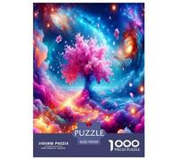 1000 Pièces Arbre de Vie Puzzles Jeu De Puzzle Pièces Parfaitement Assorties Plantes sacrées Casse-tête Qualité Premium pour Adultes Et Enfants À Partir De 12 Ans 70x50cm/1000pcs