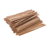 1000 Pièces Attaches Torsadées Réutilisables Bonbons | Papier Fer Khaki, Faciles à Plier, Conservent la Fraîcheur, pour Bricolage DIY et Halloween