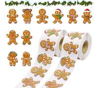 1000 Pièces Autocollant Noel, Gomette Noel Autocollante, étiquettes autocollantes de Noël, Etiquette Cadeau Noel éTiquettes, Gommettes Etiquettes Autocollantes de Noël pour Carte Sac Enveloppe