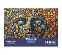 1000 Pièces Avatar Abstrait Puzzles Jeu De Puzzle Activités Familiales Stimulantes Casse-tête Face Among The Corbeauxd Puzzle De Qualité Supérieure pour Adultes 70x50cm/1000pcs