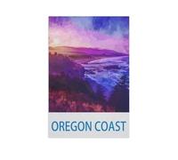 1000 Pièces Bricolage Puzzles,Côte Ouest, Oregon,Enfants Divertissement Décoration De La Maison Cadeau Peinture Noël(75x50cm)-GC43