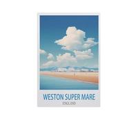 1000 Pièces Bricolage Puzzles，Weston-Super-Mare, Angleterre，Enfants Divertissement Décoration De La Maison Cadeau Peinture Noël（38x26cm）-FZ63