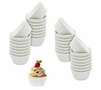 1000 Pièces Caissette Muffins Papier Blanc Caissettes Cupcake Mini