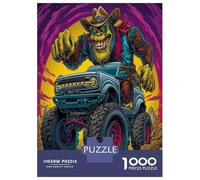 1000 Pièces Camion Fou Puzzles Jeu De Puzzle Activités Familiales Stimulantes Qualité Premium Monstre Gorilla Puzzle De Qualité Supérieure pour Adultes 70x50cm/1000pcs