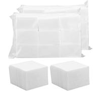 1000 Pièces Carré Lingettes à Ongles Avec 1 Flacon Distributeur Transparent De 3 ml, Ongles Vernis Tampon, Cellulose en Coton, Non Pelucheux Ongles Gel Vernis Dissolvant Lingettes, Nail Art Wipes