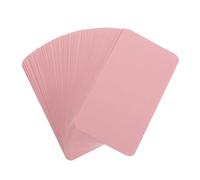 1000 Pièces Cartes de Notes Vierges en Papier Rose | Écriture Lisse, Apprentissage des Mots, Usage Maison et Classe, Style Minimaliste, Format Compact