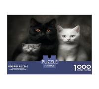 1000 Pièces Casse-tête Beaucoup de Chats - Animal de Compagnie Cat Casse-tête Classique Cadeau Famille & Amis 38x26cm/1000pcs