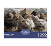 1000 Pièces Casse-tête Beaucoup de Chats - Animal de Compagnie Cat Jeu Éducatif Défi Cadeau Famille & Amis 38x26cm/1000pcs