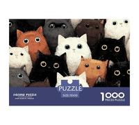 1000 Pièces Casse-tête Beaucoup de Chats - Animal de Compagnie Cat Jeu Familial Décoration Artistic 70x50cm/1000pcs