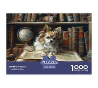 1000 Pièces Casse-tête Chihuahua - Artistic Chien de Compagnie Casse-tête Classique ≥8ans Amis 52x38cm/1000pcs