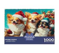 1000 Pièces Casse-tête Chihuahua - Chien de Compagnie Mignon Jeu Éducatif Cadeau Famille 38x26cm/1000pcs