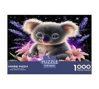 1000 Pièces Casse-tête Koala Mignon - Animaux artistiques Casse-tête Classique Décoration Familiale 38x26cm/1000pcs