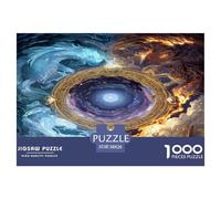 1000 Pièces Chaos Dome Puzzles Jeu De Puzzle Activités Familiales Stimulantes Casse-tête Quatre Symboles Puzzle De Qualité Supérieure pour Adultes 38x26cm/1000pcs