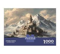 1000 Pièces Château Puzzles Jeu De Puzzle Pièces Parfaitement Assorties Monde de Fantaisie Casse-tête Qualité Premium pour Adultes Et Enfants À Partir De 12 Ans 70x50cm/1000pcs