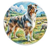 1000 Pièces Chien Berger anatolien Puzzles Jeu De Société Adulte Activités Familiales Stimulantes Cute Animaux Casse-tête Qualité Premium pour Adultes 1000pcs (67.5x67.5cm)