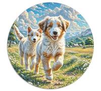 1000 Pièces Chien Berger anatolien Puzzles Jeu De Société Adulte Pièces Parfaitement Assorties Cute Animaux Casse-tête Qualité Premium pour Adultes 1000pcs (67.5x67.5cm)