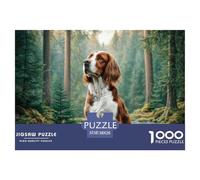 1000 Pièces Chien Mignon Jeu Éducatif Puzzle Adulte Cadeau Stimulant Puzzle Difficile Activité Familiale Parfaite Parfait pour Les Soirées De Jeu 38x26cm/1000pcs