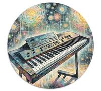 1000 Pièces Clavier électronique Puzzle Amusant Jeu De Société Adulte Activités Familiales Stimulantes Pianos Casse-tête Qualité Premium pour Adultes 1000pcs (67.5x67.5cm)