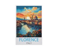 1000 Pièces De Casse-tête Drôles,Florence Italie,Adultes Puzzle en Papier Image, Jouets Décontractés Très Difficiles pour Adultes Et Adolescents(38x26cm)-FU96