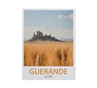 1000 Pièces De Casse-tête Drôles，Guérande Loire，Adultes Puzzle en Bois Image, Jouets Décontractés Très Difficiles pour Adultes Et Adolescents（75x50cm）-GO76