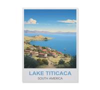 1000 Pièces De Casse-tête Drôles,Lac Titicaca Amérique du Sud,Adultes Puzzle en Papier Image, Jouets Décontractés Très Difficiles pour Adultes Et Adolescents(38x26cm)-ET25