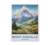 1000 Pièces De Casse-tête Drôles，Mont Aiguille Vercors，Adultes Puzzle en Bois Image, Jouets Décontractés Très Difficiles pour Adultes Et Adolescents（75x50cm）-GL96