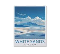 1000 Pièces De Casse-tête Drôles，Parc National des Dunes Blanches，Adultes Puzzle en Papier Image, Jouets Décontractés Très Difficiles pour Adultes Et Adolescents（38x26cm）-HW46