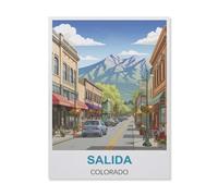 1000 Pièces De Casse-tête Drôles，Salida Colorado，Adultes Puzzle en Bois Image, Jouets Décontractés Très Difficiles pour Adultes Et Adolescents（75x50cm）-D80