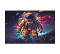 1000 Pièces De Puzzle astronautee Puzzle Jeu Cadeaux d'anniversaire Puzzles Puzzle Décoratif pour Adultes Et Adolescents (75×50cm)