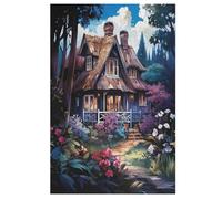 1000 Pièces De Puzzle Chalet de Village de Montagne Puzzle Jeu Cadeaux d'anniversaire Puzzles Puzzle Décoratif pour Adultes Et Adolescents (78×53cm)