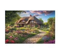 1000 Pièces De Puzzle Chalet Rustique Puzzle Jeu Cadeaux d'anniversaire Puzzles Puzzle Décoratif pour Adultes Et Adolescents (75×50cm)