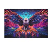 1000 Pièces De Puzzle Eagle Puzzle Jeu Cadeaux d'anniversaire Puzzles Puzzle Décoratif pour Adultes Et Adolescents （75×50cm）