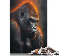1000 pièces de puzzle gorille tonnerre pour puzzle en bois, jeu éducatif pour adultes, 1000 pièces (75 x 50 cm)