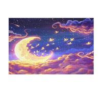 1000 Pièces De Puzzle Nuit étoilée esthétique Puzzles Jeu Cadeaux d'anniversaire Décoratif pour Adultes Et Adolescents （75×50cm）