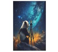 1000 Pièces De Puzzle Panda Puzzles Jeu Cadeaux d'anniversaire Décoratif pour Adultes Et Adolescents 78×53cm