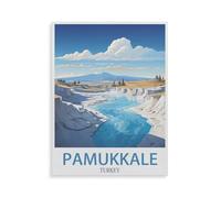 1000 Pièces De Puzzle pour Adultes Et Enfants，Pamukkale Turquie，1000 Comprimés pour Adultes Jeu Familial De Décompression Parent-Enfant（50x70cm）-HE24