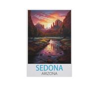 1000 Pièces De Puzzle pour Adultes Et Enfants，Sedona Arizona，1000 Comprimés pour Adultes Jeu Familial De Décompression Parent-Enfant（50x70cm）-FQ59