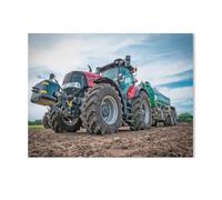 1000 Pièces De Puzzle pour Adultes Et Enfants，Tracteurs - géants de l'agriculture，1000 Comprimés pour Adultes Jeu Familial De Décompression Parent-Enfant（75x50cm）-AE83