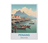 1000 Pièces De Puzzle pour Enfant，Penang Malaisie，Jouets Jeux Amusants Papier Grand Cadeau Éducatif pour Les Enfants（38x26cm）-IA42