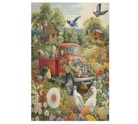 1000 Pièces De Puzzle Ranchs Puzzles Jeu Cadeaux d'anniversaire Décoratif pour Adultes Et Adolescents 78×53cm