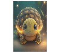 1000 Pièces De Puzzle Tortue Mignonne Puzzles Jeu Cadeaux d'anniversaire Décoratif pour Adultes Et Adolescents （78×53cm）