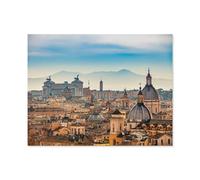 1000 Pièces De Puzzles en Bois，Vue sur Rome Depuis Le Castel Sant’Angelo，Jeu De Jouets pour Enfants Adultes - Classique Dessin Puzzle Occasionnel Éducation（75x50cm）-D74